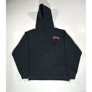 Zach Bryan Quittin Time Tour Merch Hoodie Official Men's Size Large Black 2024